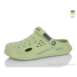 Крокси жіночі літні Літо 517-016 зелений (8 пар р.37-40) "Lot Shoes" недорого оптом від прямого постачальника