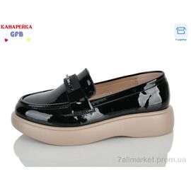 Туфлі дитячі зручні Весна/осінь R853-3 (8 пар р.32-37) "GFB-Канарейка" недорого оптом від прямого постачальника