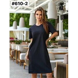 Фотография Платье летнее женское 601-2 black р.42-48 "ZLATA" недорого оптом от прямого поставщика