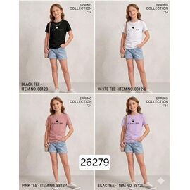 Фотография Футболка детская на девочку 26279 lilac р.8-12 "Фунтик" недорого оптом от прямого поставщика