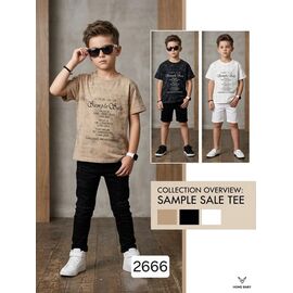 Фотография Футболка детская на мальчика 2666 black р.3-7 "Фунтик" недорого оптом от прямого поставщика