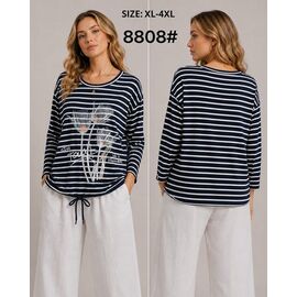 Светр жіночий 8808 navy р.50-56 "Kaffir Lily" недорого оптом від прямого постачальника