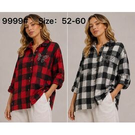 Сорочка жіноча 9999 black р.52-60 "Kaffir Lily" недорого оптом від прямого постачальника