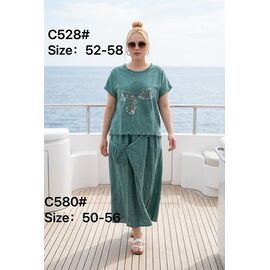 Фотография Костюм женский C528-580 green р.50-56 "Kaffir Lily" недорого оптом от прямого поставщика