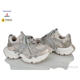 Фотография Кроссовки детские модные Весна/осень YY260A beige (7 пар р.31-37) "Clibee-Doremi" недорого оптом от прямого поставщика