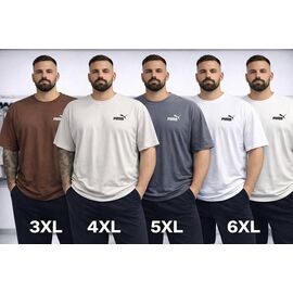 Фотография Футболка мужская DG759 milk р.3XL-6XL "Dogan" недорого оптом от прямого поставщика