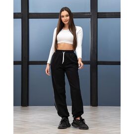 Фотография Штаны спортивные женские Б305 black р.S-XL "AZNA" недорого оптом от прямого поставщика