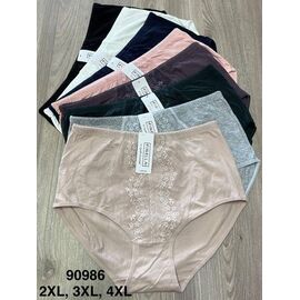 Фотография Трусы женские 90986 mix р.2XL-4XL "Comfort" недорого оптом от прямого поставщика