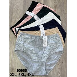 Фотография Трусы женские 90965 mix р.2XL-4XL "Comfort" недорого оптом от прямого поставщика
