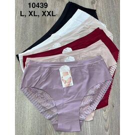 Фотография Трусы женские 10439 mix р.L-2XL "Comfort" недорого оптом от прямого поставщика