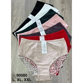 Фотография Трусы женские 90080 mix р.L-2XL "Comfort" недорого оптом от прямого поставщика