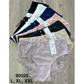 Фотография Трусы женские 90025 mix р.L-2XL "Comfort" недорого оптом от прямого поставщика