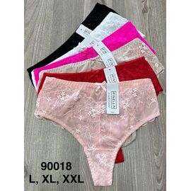 Фотография Трусы женские 90018 mix р.L-2XL "Comfort" недорого оптом от прямого поставщика