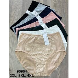 Фотография Трусы женские 90964 mix р.2XL-4XL "Comfort" недорого оптом от прямого поставщика