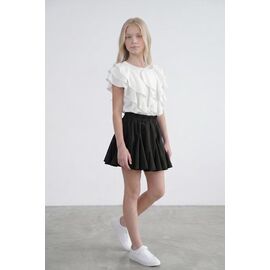 Фотография Юбка-шорты детская на девочку MD05 black р.134-158 "Moda school" недорого оптом от прямого поставщика