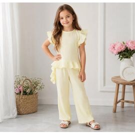 Костюм дитячий на дівчинку 8598 yellow butter р.104-116 "Moda school" недорого оптом від прямого постачальника