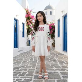 Комплект дитячий на дівчинку MD03 white р.128-146 "Moda school" недорого оптом від прямого постачальника