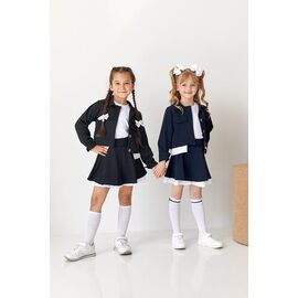 Костюм дитячий на дівчинку MD10 black р.116-140 "Moda school" недорого оптом від прямого постачальника