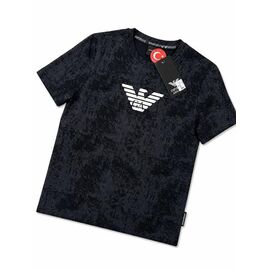 Футболка чоловіча 14705 black р.S-2XL "Alex Clothes" недорого оптом від прямого постачальника