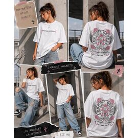 Фотография Футболка детская на девочку KR804 white р.34-42 "Karolina" недорого оптом от прямого поставщика