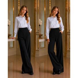 Штани дитячі на дівчинку KR841 black р.32-42 "Karolina" недорого оптом від прямого постачальника