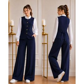 Фотография Костюм детский на девочку KR850 navy р.32-42 "Karolina" недорого оптом от прямого поставщика