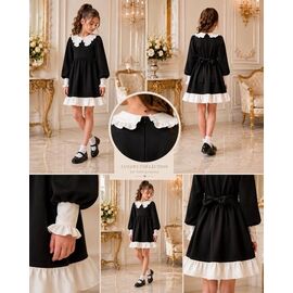 Сукня дитяча на дівчинку KR863 black р.30-40 "Karolina" недорого оптом від прямого постачальника