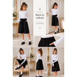 Фотография Шорты детские на девочку KR865 black р.32-42 "Karolina" недорого оптом от прямого поставщика