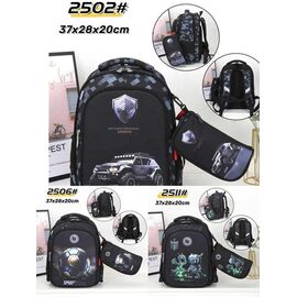 Фотография Рюкзак детский на мальчика 2506 black р.37-28-20 "Candy bags" недорого от прямого поставщика