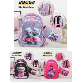 Фотография Рюкзак детский на девочку 2906 grey р.37-28-20 "Candy bags" недорого от прямого поставщика