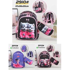Фотография Рюкзак детский на девочку 2913 black р.37-28-20 "Candy bags" недорого от прямого поставщика