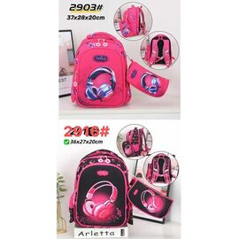 Фотография Рюкзак детский на девочку 2916 black р.36-27-20 "Candy bags" недорого от прямого поставщика