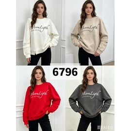 Фотография Свитер женский 6796 red р.50-56 "VERJINIA" недорого оптом от прямого поставщика
