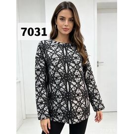 Фотография Свитер женский 7031 black р.48-52 "VERJINIA" недорого оптом от прямого поставщика