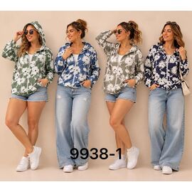 Фотография Ветровка женская 9938-1 blue р.S-2XL "VERJINIA" недорого оптом от прямого поставщика