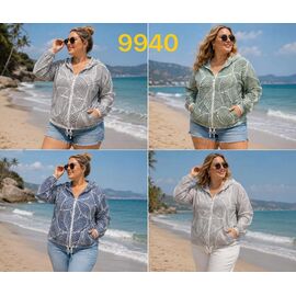 Фотография Ветровка женская 9940 d.grey р.L-5XL "VERJINIA" недорого оптом от прямого поставщика