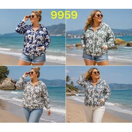 Фотография Ветровка женская 9959 beige р.L-5XL "VERJINIA" недорого оптом от прямого поставщика