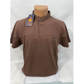 Фотография Футболка мужская SB2141 brown р.M-2XL "Sabihina" недорого оптом от прямого поставщика