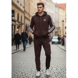 Фотография Костюм спортивный мужской DL1145 brown р.46-54 "Delviago" недорого оптом от прямого поставщика