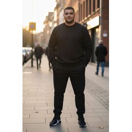 Фотография Костюм спортивный мужской DL1148 black р.54-62 "Delviago" недорого оптом от прямого поставщика