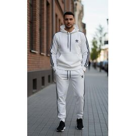 Фотография Костюм спортивный мужской DL1168 white р.46-54 "Delviago" недорого оптом от прямого поставщика