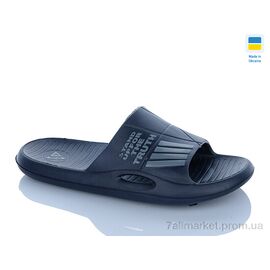 Фотография Шлепки мужские пляжные Лето 6141 синій (8 пар р.41-45) "DeMur" недорого оптом от прямого поставщика