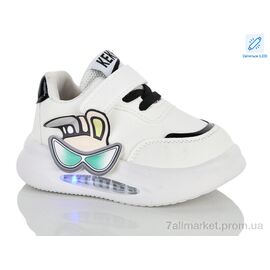 Фотография Кроссовки детские модные Весна/осень 7-1 LED (12 пар р.21-25) "ASHIGULI" недорого оптом от прямого поставщика