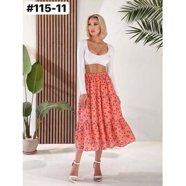 Фотография Юбка женская 115-11 orange р.42-48 "ZLATA" недорого оптом от прямого поставщика