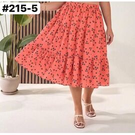 Фотография Юбка женская 215-5 orange р.50-60 "ZLATA" недорого оптом от прямого поставщика