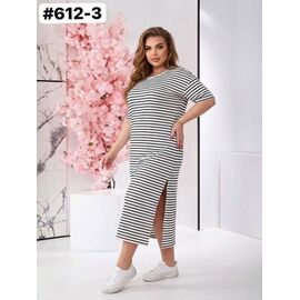 Сукня літня жіноча 612-3 white р.52-62 "ZLATA" недорого оптом від прямого постачальника