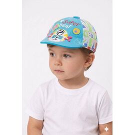 Кепка дитяча літня на хлопчика 1407-1 l.blue р.2-5 "MALIBU" недорого оптом від прямого постачальника