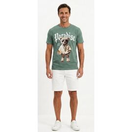 Фотография Футболка подростковая 5474 mint р.S-XL "MALIBU" недорого оптом от прямого поставщика