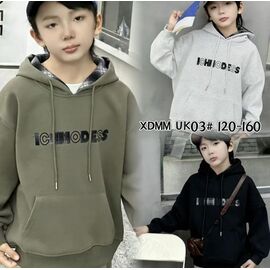 Батник дитячий на хлопчика UK03 khaki р.120-160 "Farbique" недорого оптом від прямого постачальника