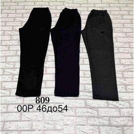 Фотография Штаны спортивные мужские S3688 black р.46-54 "Shon" недорого оптом от прямого поставщика